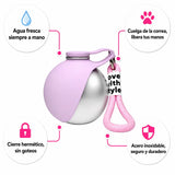 Comvoria HydroPaw — 2-in-1 Stainless Steel Pet Water Bottle & Bowl 2