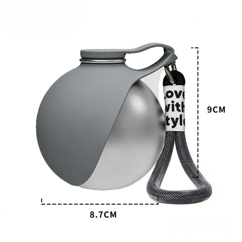Portable pet water bottle in Pink color variant